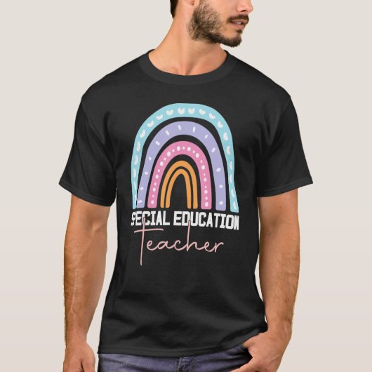 T-shirt Enseignant Spécial Spirate Ed SPED Leopard Rai (Devant)