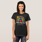 T-shirt Enseignant Spécial Spirate Ed SPED Leopard Rai (Devant entier)