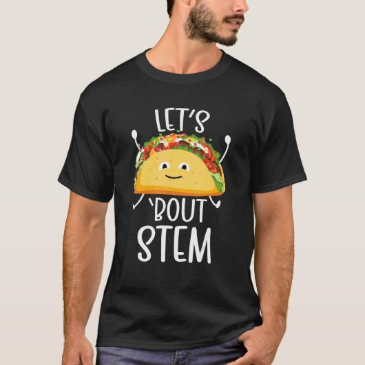 T-shirt Enseignant STEM Taco Science Technologie Génie M (Devant)