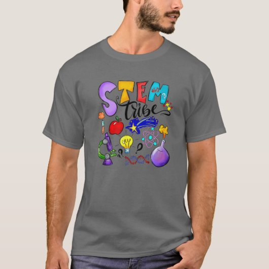 T-shirt Enseignant Stem Technologie Enseignant Sciences Re (Devant)