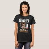 T-SHIRT ENSEIGNANT - SUR LES ROTULES (Devant entier)
