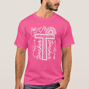 T-shirt Enseignant  Vie d'enseignant Remerciement d'enseig