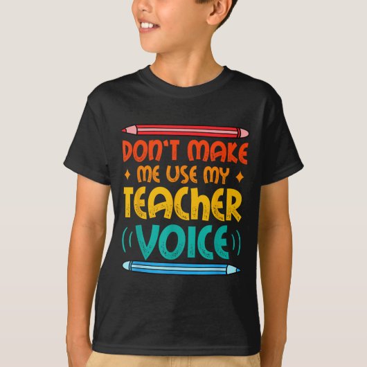 T-shirt Enseignant Voix Enseignantlife École Primaire Ense (Devant)
