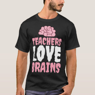 T-shirt Enseignants Aimer CERVEAUX Drôle Enseignant Hallo
