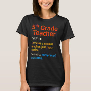 T-shirt Enseignants de 5e année Enseignants de 5e année