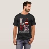 T-shirt Enseignants de vitesse Assistant Amour Leopard App (Devant entier)