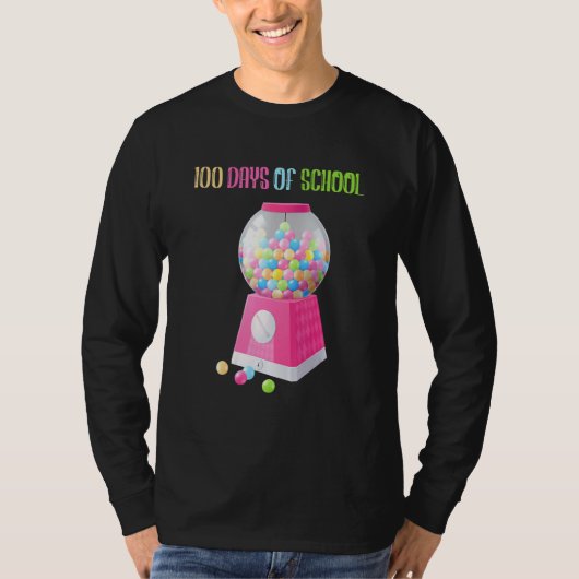 T-shirt Enseignants Drôle Cool Pour 100 Jours De Gumball S (Devant)