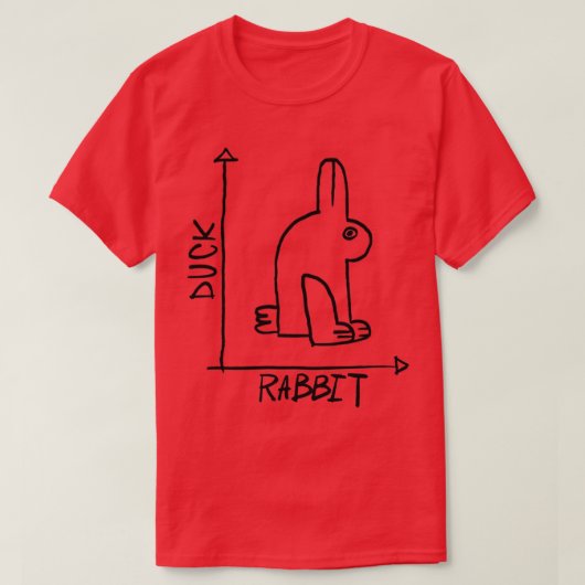 T-shirt Enseignants Duck Rabbit Math (Design devant)
