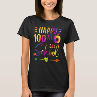 T-shirt Enseignants Élèves 100e Jour de Classe Joyeux 100