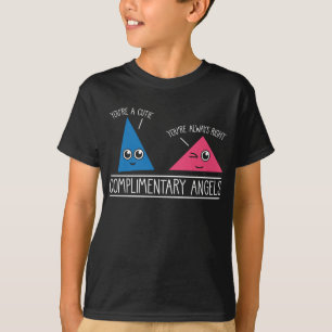 T-shirt Enseignants en mathématiques de mûres Anges grat