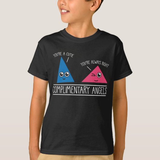 T-shirt Enseignants en mathématiques de mûres Anges gratui (Devant)