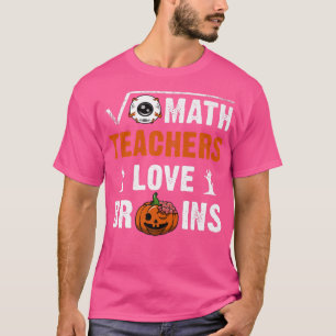 T-shirt Enseignants en mathématiques, Halloween