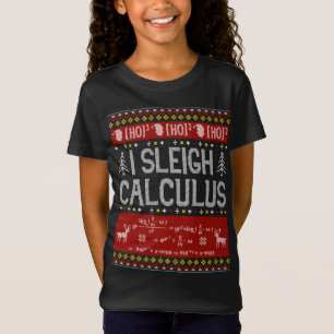 T-Shirt Enseignants en mathématiques I Sleigh Calculus Dou