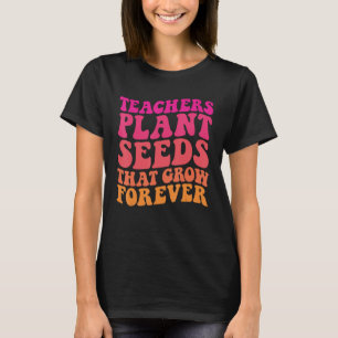 T-shirt Enseignants Graines Plantes Qui Croissent Pour Un