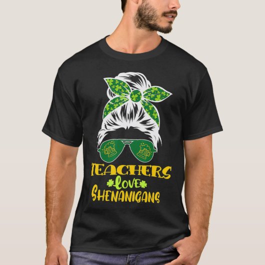 T-shirt Enseignants Jour de la Saint Patrick Aimer Shenani (Devant)