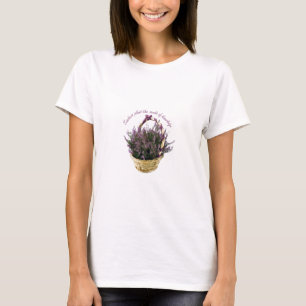 T-shirt Enseignants Plante Graines Lavande