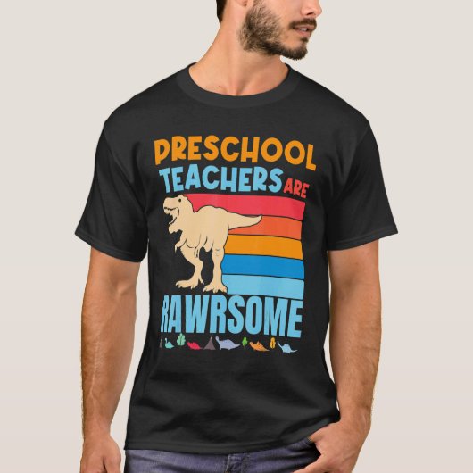 T-shirt Enseignants préscolaires sont géniaux Enseignant p (Devant)