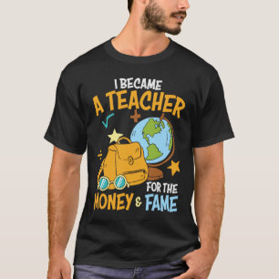 T-shirt Enseignants Scolaires Graphique Plus Taille Humori