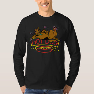 T-shirt Enseigne au néon de hot-dog de Scooby-Doo