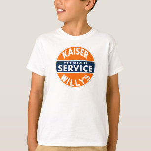 T-shirt Enseigne de service vintage Kaiser Willys