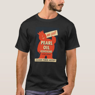 T-shirt Enseigne vintage de kérosène Pearl Oil