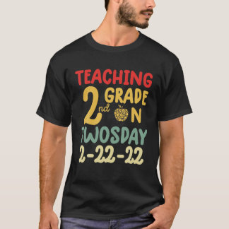 T-shirt Enseignement 2E Année Le Jour 2/22/2022 Te