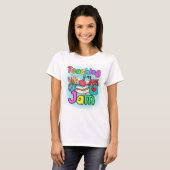 T-shirt Enseignement coloré est ma confiture (Devant entier)