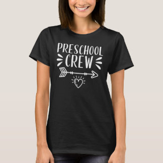 T-shirt Enseignement de l'équipe préscolaire à l'école de