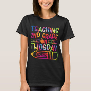 T-shirt Enseignement en 2e année le Twosday 2222022
