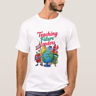 T-shirt Enseignement Rétro Dirigeants Futurs Enseignant Éc