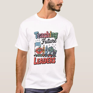 T-shirt Enseignement Rétro Dirigeants Futurs Prof Cool