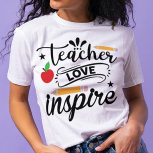 T-shirt Enseigner, aimer et inspirer