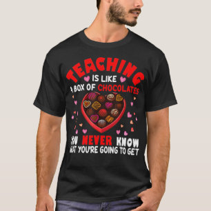 T-shirt Enseigner comme Bo de chocolats Thé de la Saint Va