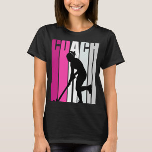T-shirt Enseigner Enseignant De Hockey Femme Entraîneur En