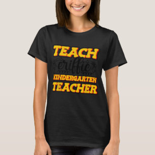 T-shirt Enseigner eriffel maternelle maternelle École prés
