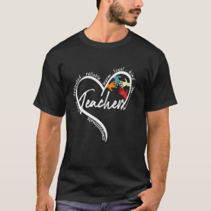 T-shirt Enseigner Est Un Travail Coeur Drôle Enseignant