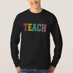 T-shirt Enseigner Graphique Imprimé