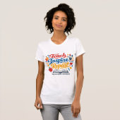 T-shirt Enseigner - Inspirer - Répéter  (Devant entier)
