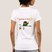 T-shirt Enseigner la chouette avisée (Dos)