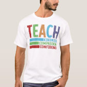 T-shirt Enseigner La Compassion (Devant)