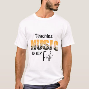 T-shirt Enseigner La Musique Est Mon Humour Enseignant La 