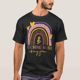 T-shirt Enseigner La Musique Est Mon Jam Musical Enseignan