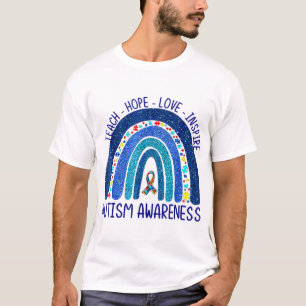 T-shirt Enseigner L'Amour De L'Espoir Inspirer Professeur