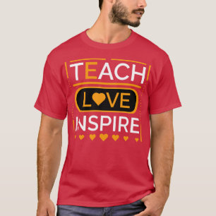 T-shirt Enseigner l'amour Inspirer 2