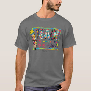 T-shirt Enseigner L'Amour Inspirer Happy Teacher Retour À