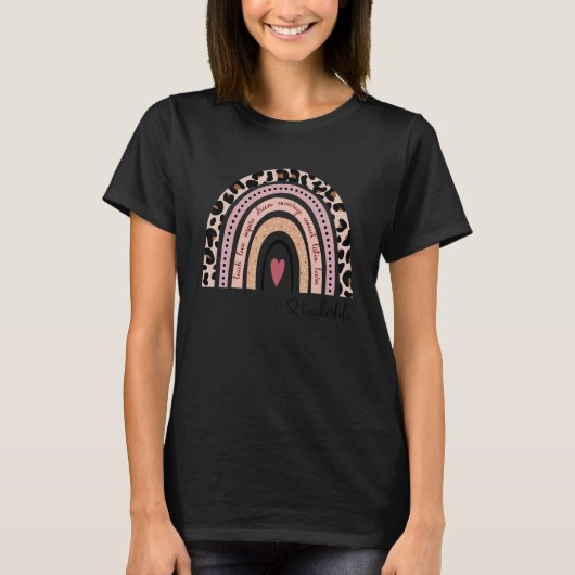 T-shirt Enseigner L'Amour Inspirer Rainbow Pencil Professe (Devant)