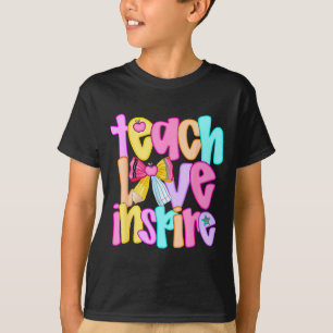 T-shirt Enseigner l'amour Insre Préparatoire Enseignant de