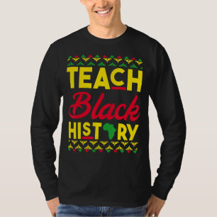 T-shirt Enseigner le Mois de l'Histoire Noire BHM Enseigna