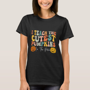 T-shirt Enseigner Les Citrouilles Les Plus Cuttes Dans La