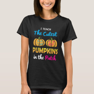 T-shirt Enseigner Les Citrouilles Les Plus Cuttes Dans Le 